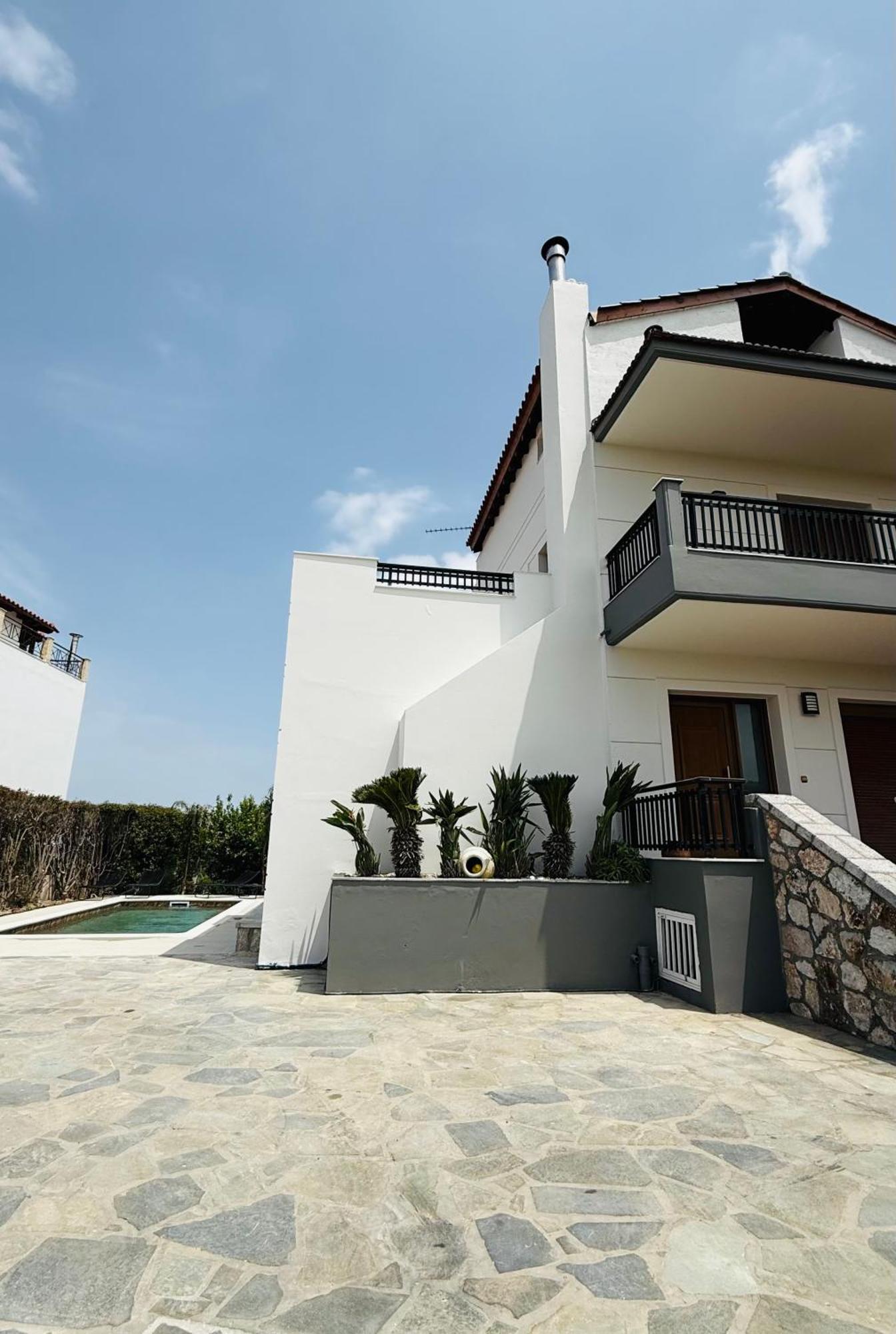 Seaview Villa - Amazing Sea & Mountain View Koskinou  Exteriör bild